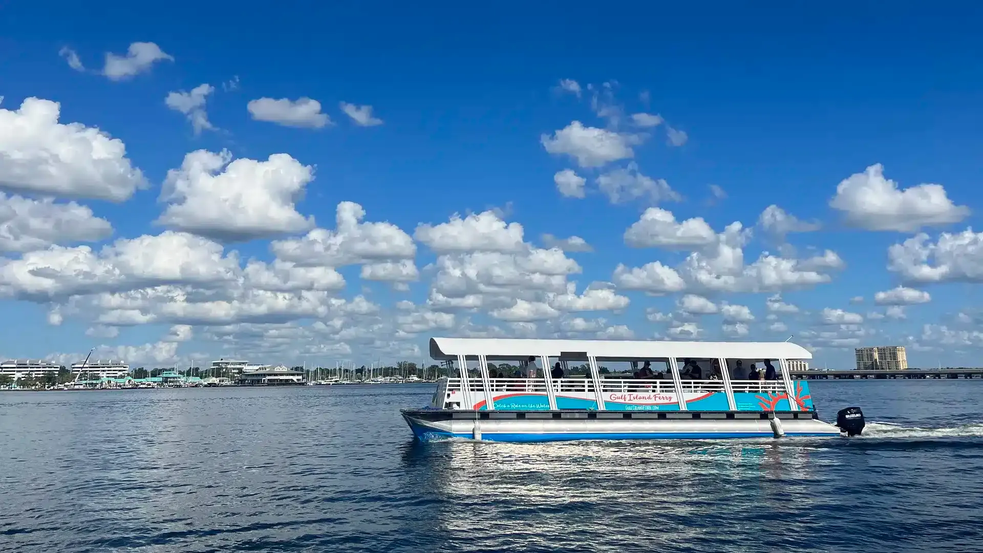 gulf islands ferry to Anna Maria ami ferry launch