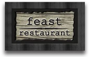 feast restaurant reopening logo