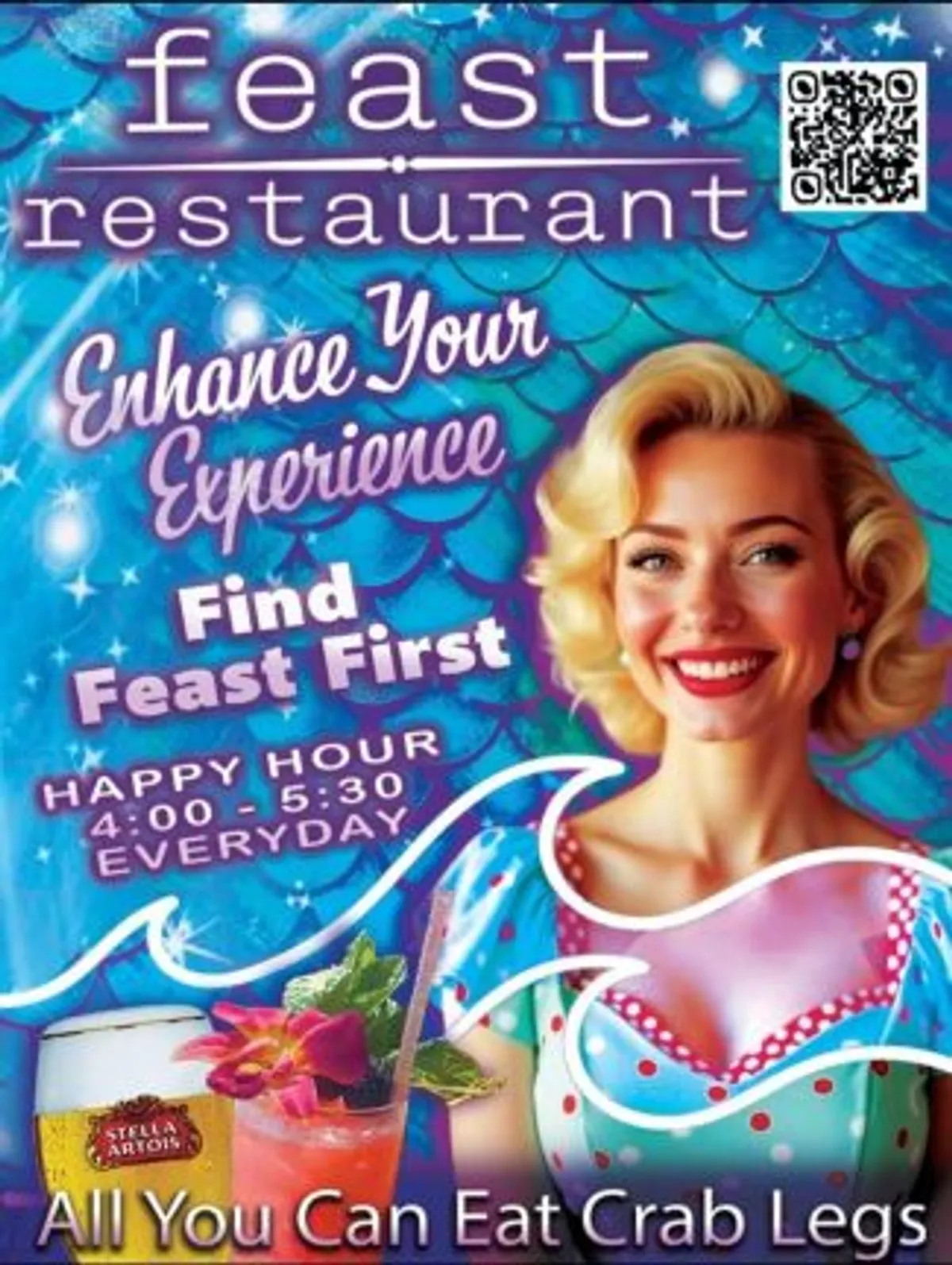 Happy Hour & All You Can Eat Crab