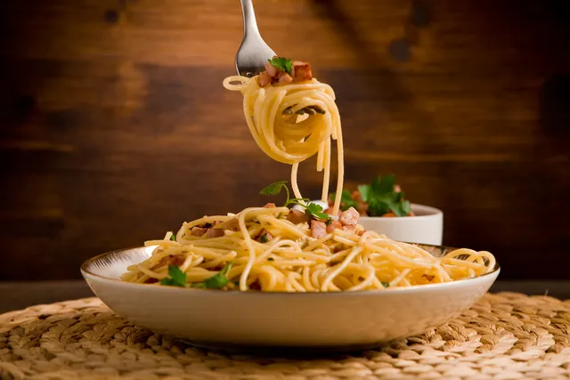 Fresh handmade pasta at The Feast Restaurant