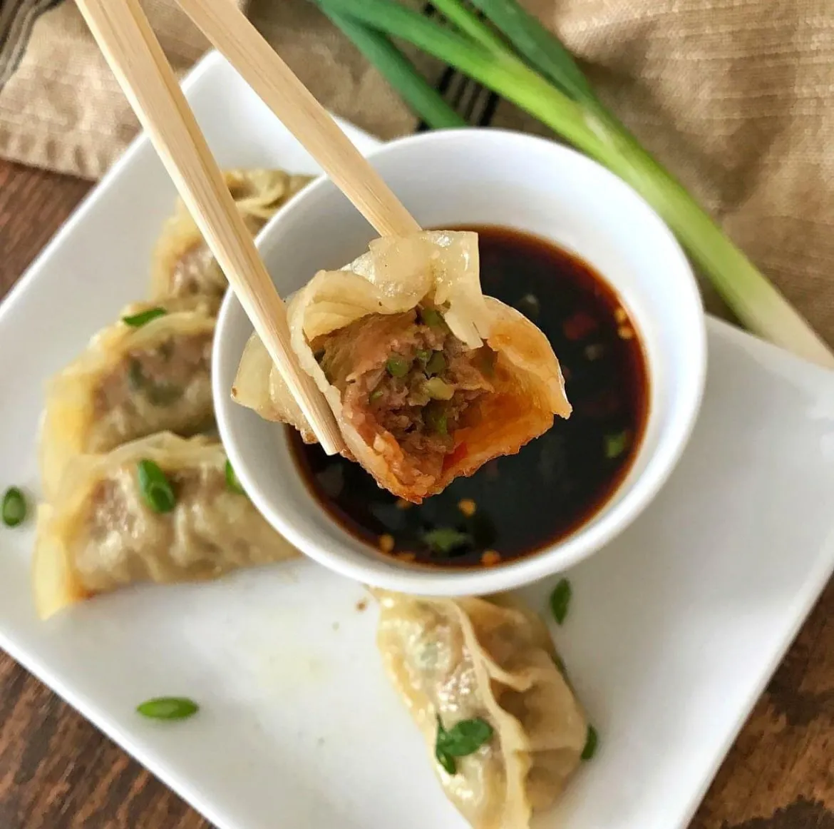 Pork potstickers